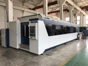 máquina de corte láser de fibra profesional cnc 1000w 1500w con mesa de intercambio
