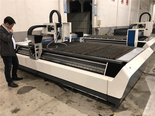 máquina de corte con láser de fibra mecánica cnc con transmisión de parafusos