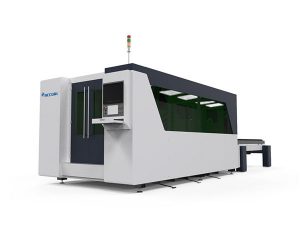 máquina de corte de láser de cnc dobre mesa, máquina de corte de placas láser automática