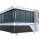 Mesa de corte de láser de fibra de metal de 500w con sistema de traxectoria lixeira