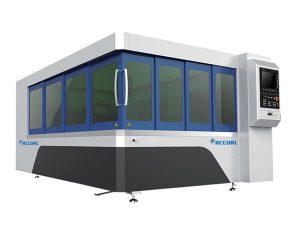 Mesa de corte de láser de fibra de metal de 500w con sistema de traxectoria lixeira