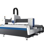 cortador láser de metal de dobre uso cnc, máquina automática de láser cnc de fibra