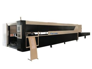 Máquina de corte por láser industrial cnc 1.5kw / equipos 380v, 1 ano de garantía