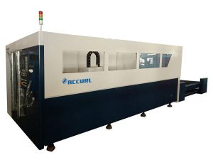 Máquina de corte con láser de fibra metálica de 700-2000w con refrixeración por auga