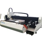 Máquina de corte con láser de fibra de metal de 1000w de velocidade axustable