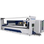 máquina de corte industrial con láser de tubos metálicos, bandexa de caixón eléctrica